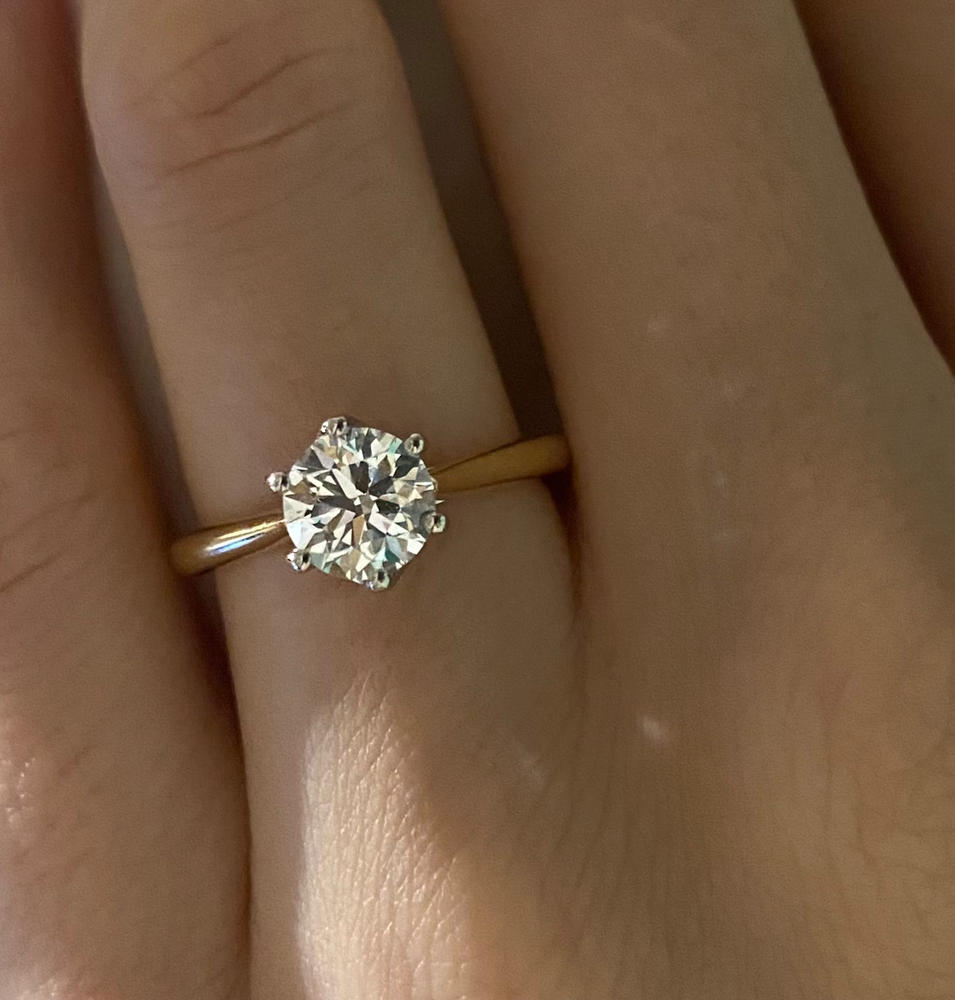 Atalie Engagement Ring Setting - Customer Photo From Anonymous