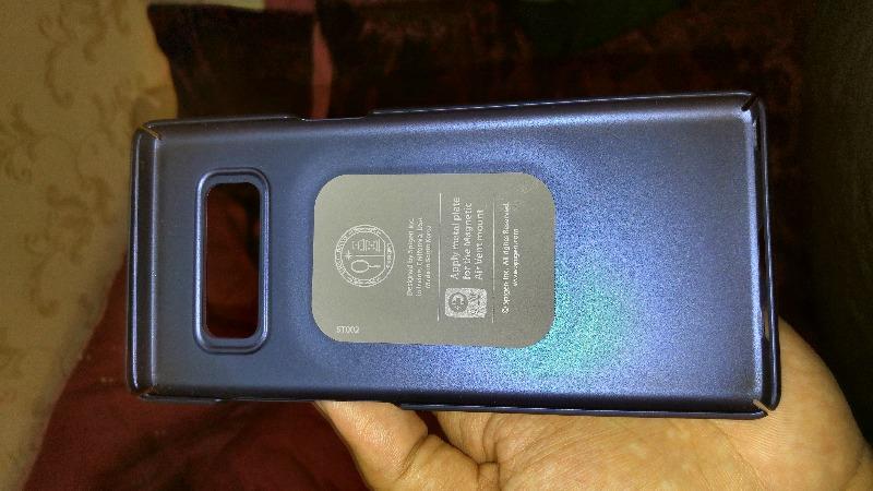 Galaxy Note 8 Original Spigen Original Thin Fit - Deep Sea Blue - Customer Photo From Mansoor A.