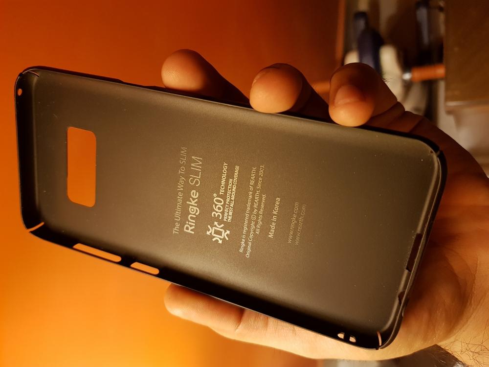 Galaxy S8 Plus Ringke Slim Hard Back Cover - SF Black - Customer Photo From Umair S.