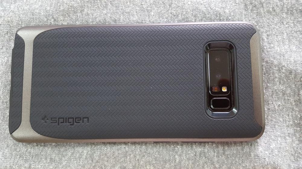 Samsung Galaxy Note 8 Original Spigen Case Neo Hybrid - Gunmetal - Customer Photo From Muhammad S.