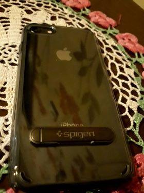 Apple iPhone 8 / 7 Spigen Original Ultra Hybrid S Case - Jet Black - Customer Photo From Ali Langrial