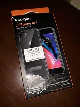 Apple iPhone 8 / 7 Spigen Original Ultra Hybrid S Case - Jet Black - Customer Photo From Ali Langrial