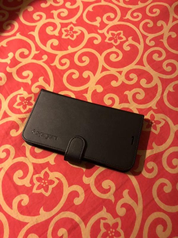 iPhone X Spigen Original Wallet S Flip Cover Case  - Black - Customer Photo From Durwesh N.