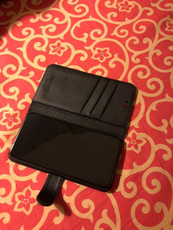 iPhone X Spigen Original Wallet S Flip Cover Case  - Black - Customer Photo From Durwesh N.