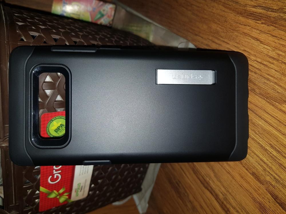 Samsung Galaxy Note 8 Spigen Slim Armor Case Black - Customer Photo From Farhan A.