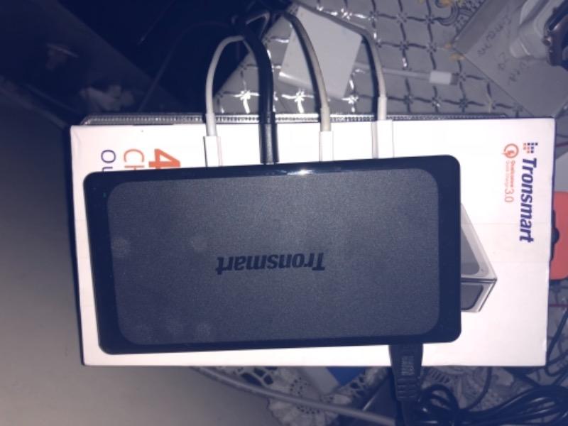 Tronsmart Titan Plus 5 Port Charger with QuickCharge 3.0 90W Power Output - U5TF - Black - Customer Photo From Anonymous