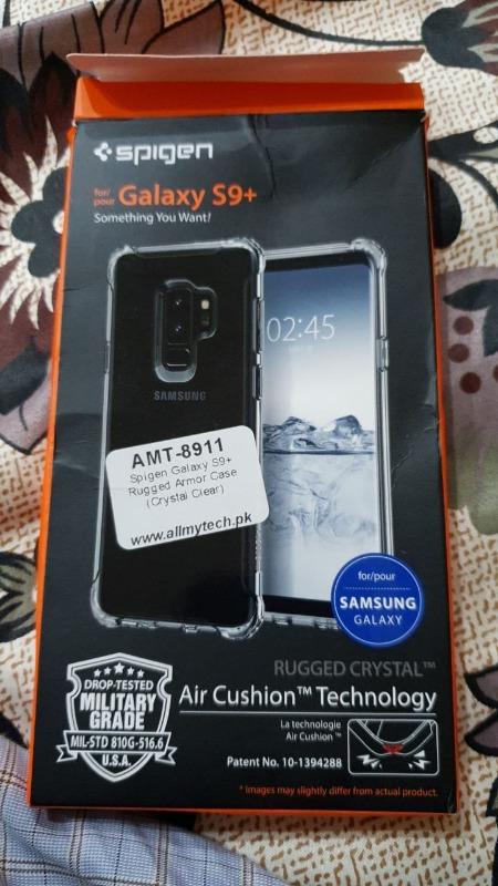 Samsung Galaxy S9 Plus Spigen Original Rugged Crystal Soft Case - Crystal Clear - Customer Photo From Mohsin Razzaq