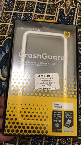 RhinoShield Apple iPhone X CrashGuard Bumper Case - White - Customer Photo From Saad Mirza