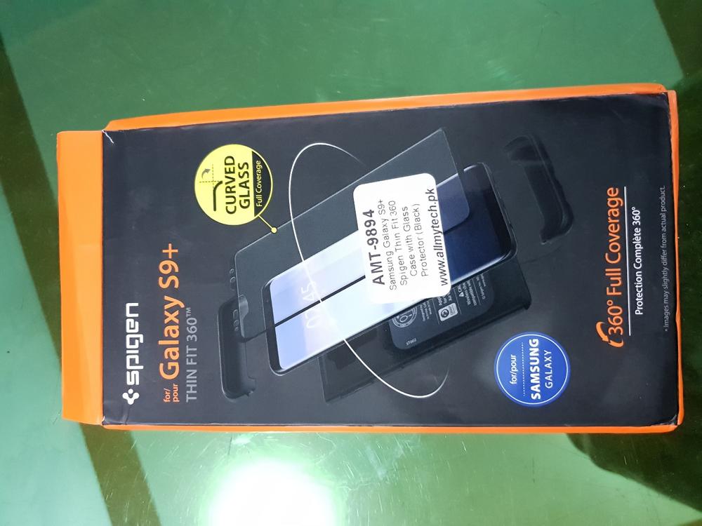 Samsung Galaxy S9 Plus Spigen Original Thin Fit 360 Case with Glass Protector - Black - Customer Photo From Sheharyar A.