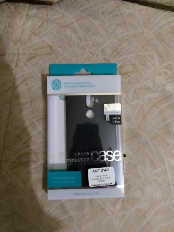 Nokia 7 Plus Frosted Shield Back Cover by Nillkin - Black - Customer Photo From Munnam