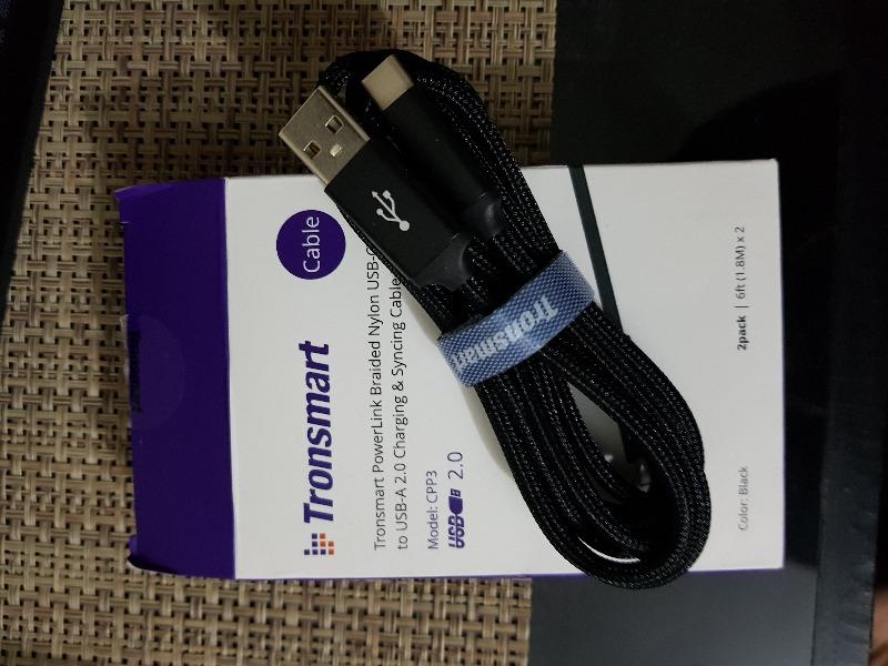 Tronsmart USB Type C Cable USB A to USB Type C 3.3 Ft 2 Pack - CC04P - Customer Photo From Anonymous