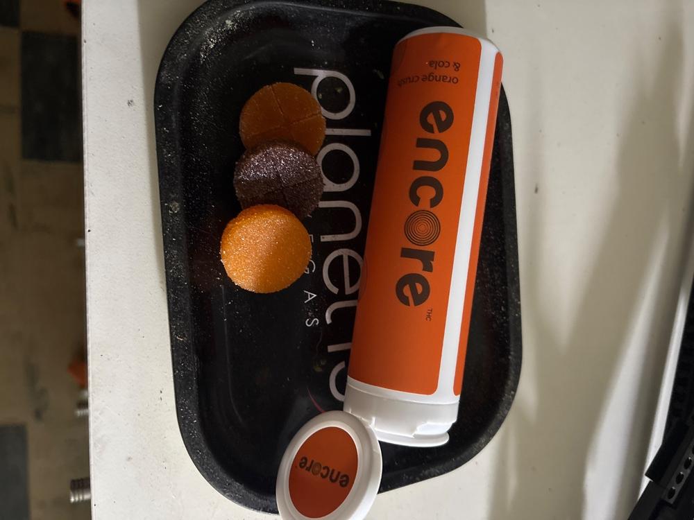 Encore 600mg THC - Orange Crush & Cola - Customer Photo From John Starko
