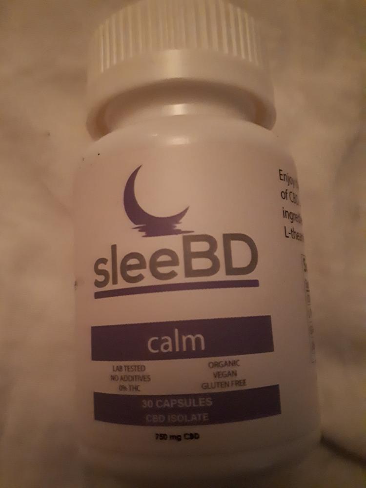 SleeBD CBD Capsules - Calm - Customer Photo From Sarah Howard