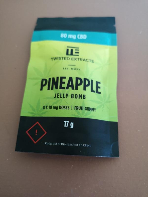Twisted Extracts Jelly Bombs 80mg CBD - Pineapple - Customer Photo From Clement Boudreau