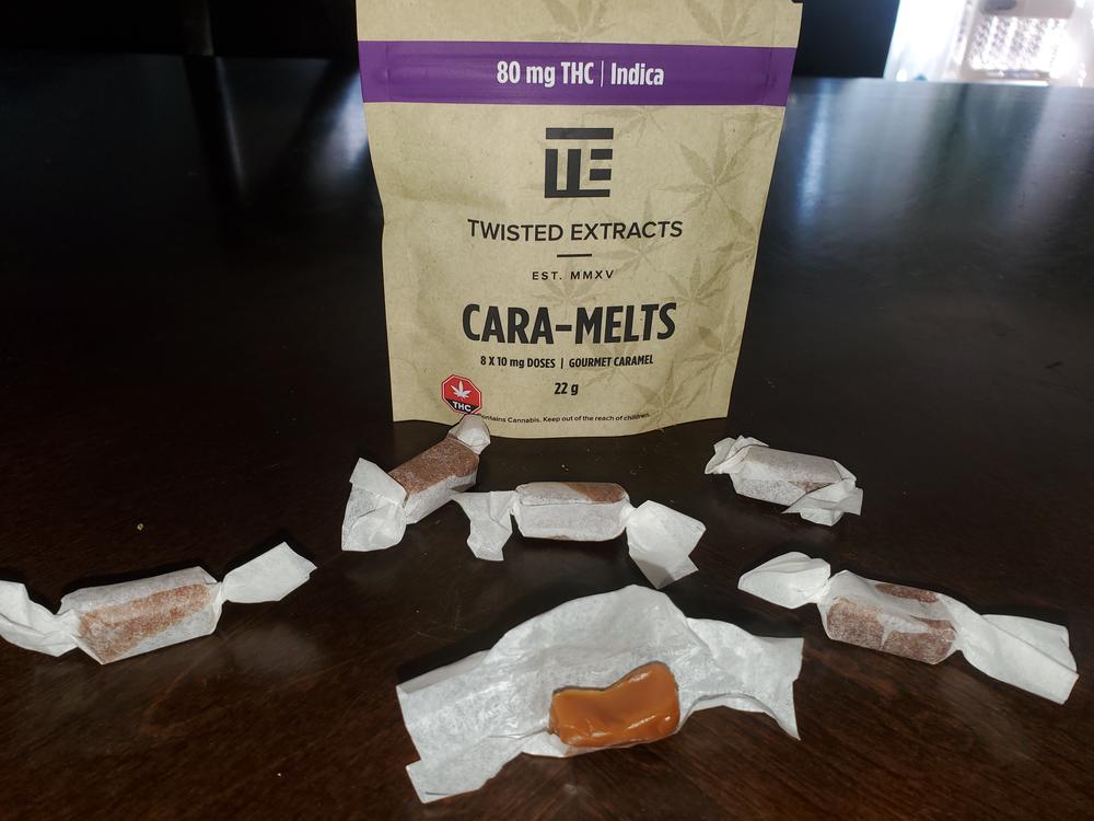 Twisted Extracts Cara-Melts - 80mg THC Indica - Customer Photo From Regis Rodney