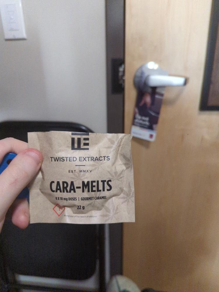 Twisted Extracts Cara-Melts - 80mg CBD - Customer Photo From Michael Stickel