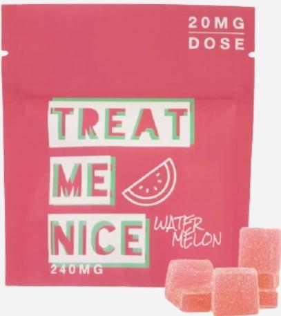 Treat Me Nice (240mg) THC Gummies - Watermelon - Customer Photo From Jody Schamehorn