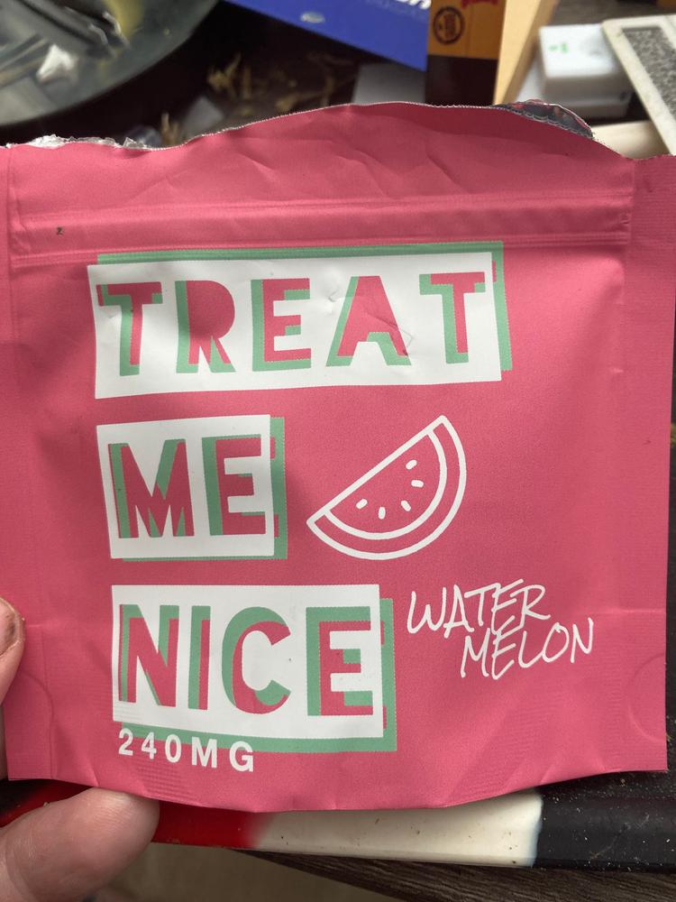 Treat Me Nice (240mg) THC Gummies - Watermelon - Customer Photo From Alex