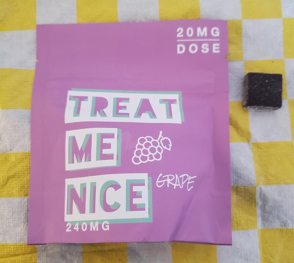 Treat Me Nice (240mg) THC Gummies - Grape - Customer Photo From J S PREVOST