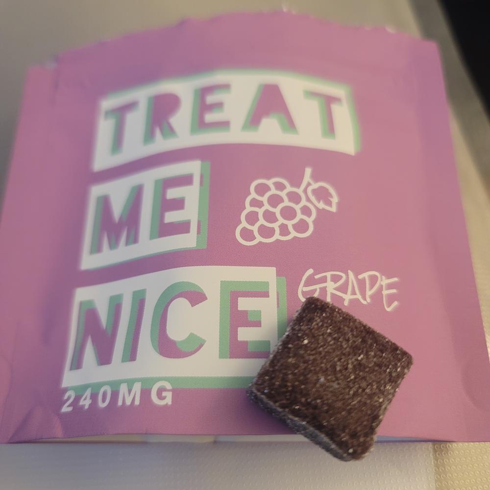 Treat Me Nice (240mg) THC Gummies - Grape - Customer Photo From Cdncannabisgirl 