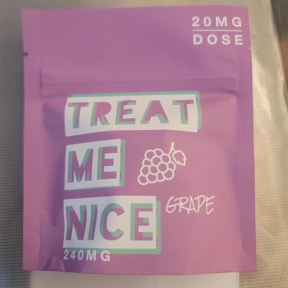 Treat Me Nice (240mg) THC Gummies - Grape - Customer Photo From Cdncannabisgirl 