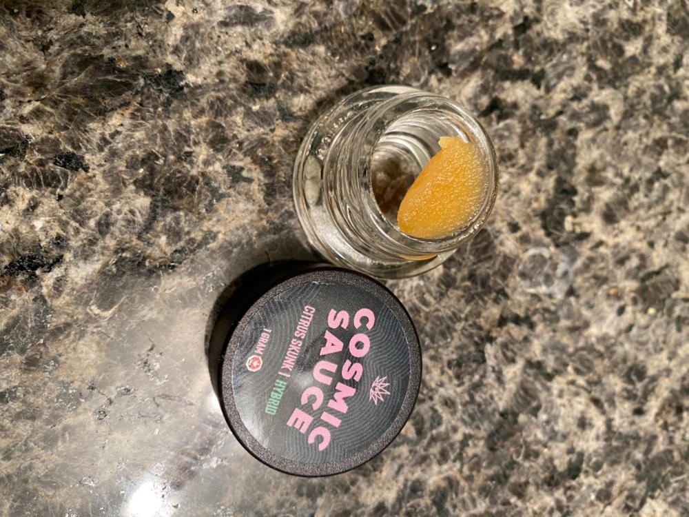 Cosmic Concentrates Premium Sauce 1g - Citrus Skunk - Customer Photo From Timothy Chau