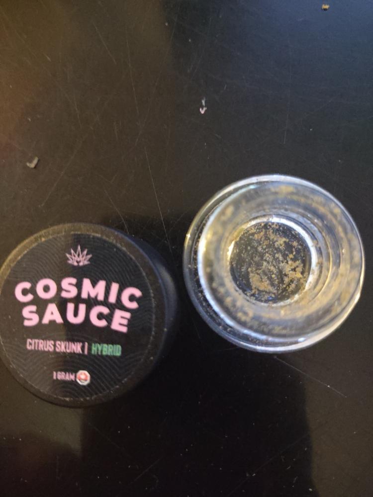 Cosmic Concentrates Premium Sauce 1g - Citrus Skunk - Customer Photo From Mike Landry