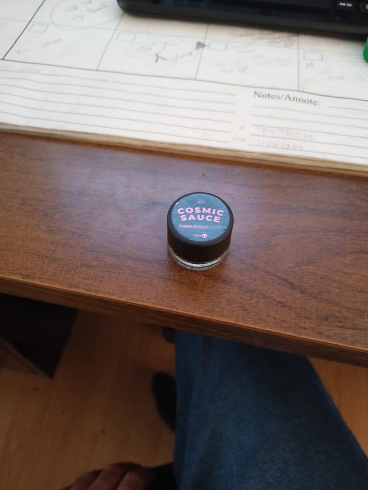 Cosmic Concentrates Premium Sauce 1g - Citrus Skunk - Customer Photo From yan lajoie
