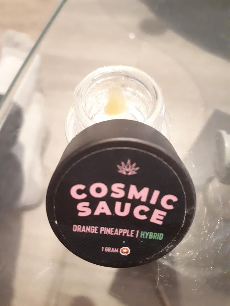 Cosmic Concentrates Premium Sauce 1g - Orange Pineapple - Customer Photo From suzanna laboucan