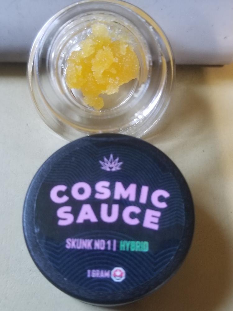 Cosmic Concentrates Premium Sauce 1g - Skunk No. 1 - Customer Photo From Justin Ashworth