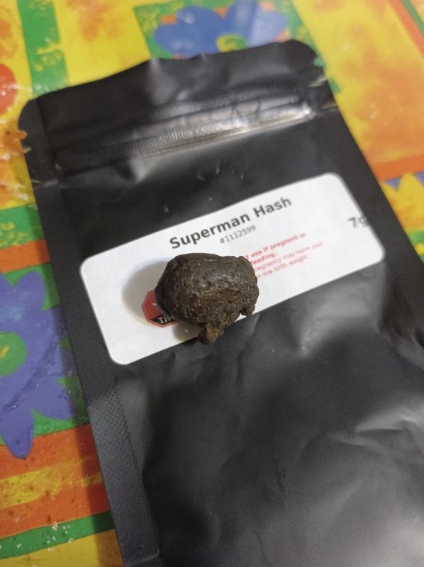 Superman Hash - 7 Grams - Customer Photo From Evan Moncion-Johnston