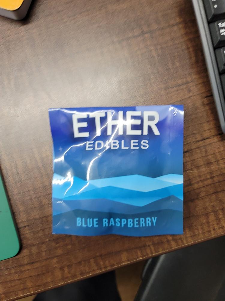 Ether Edibles 300MG THC - Blue Raspberry - Customer Photo From James Asprey