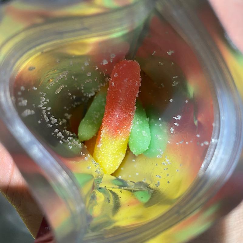 Ether Edibles 180MG THC - Sour Gummy Worms - Customer Photo From Timothy Chau