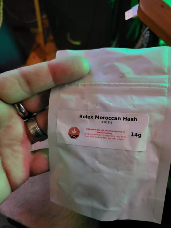 Rolex Moroccan Hash - 14 Grams - Customer Photo From yves rivest
