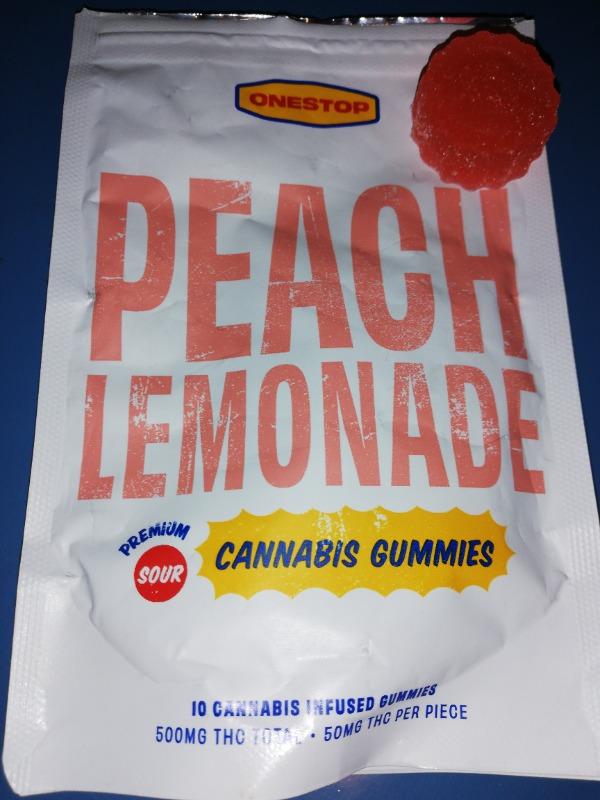 OneStop - Sour Peach Lemonade 500mg THC Gummies - Customer Photo From Kimberley Hines
