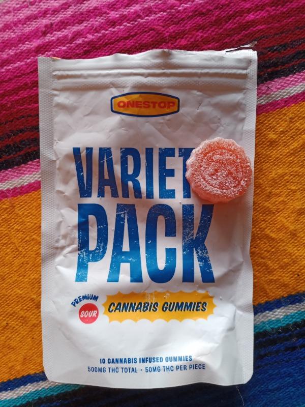 OneStop - Sour Variety Pack 500mg THC Gummies - Customer Photo From Maurice Presser Presser