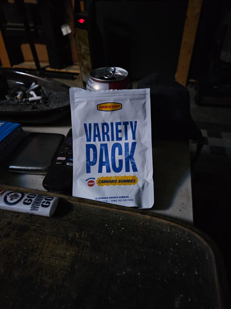 OneStop - Sour Variety Pack 500mg THC Gummies - Customer Photo From Ryan Martin