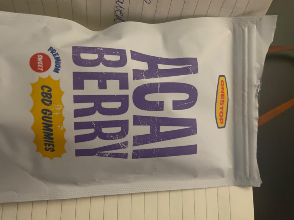 OneStop - Acai Berry 500mg CBD Gummies - Customer Photo From Bonita Letemplier