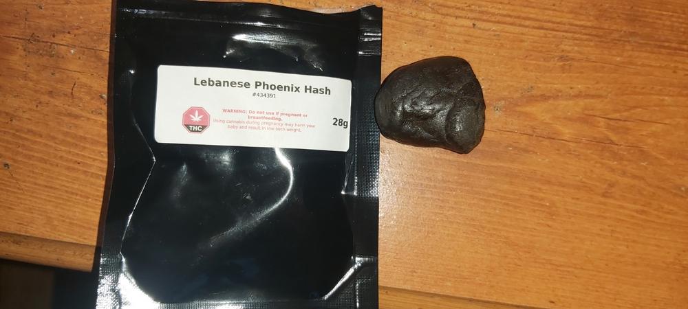 Lebanese Phoenix Hash - 28 Grams - Customer Photo From Michel Leveille