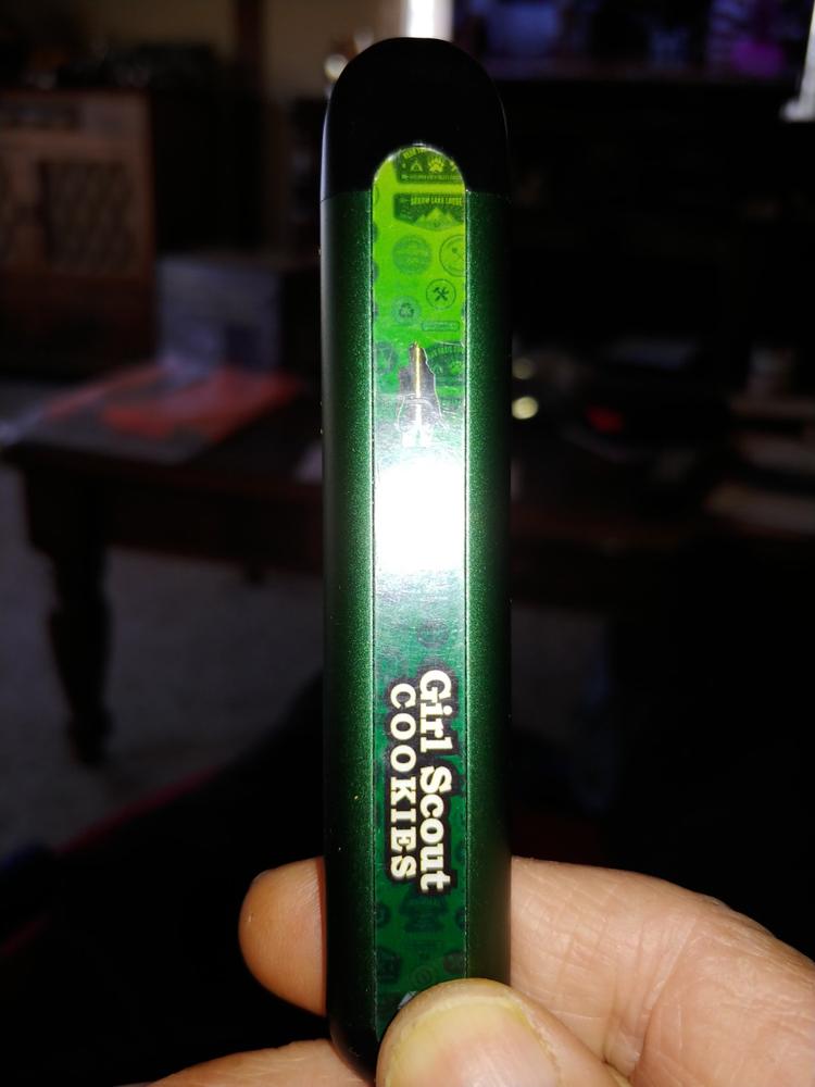 Diamond Concentrates Disposable 2 GRAM Vape Pen – Girl Scout Cookies THC Distillate - Customer Photo From Stephen Mcdiarmid