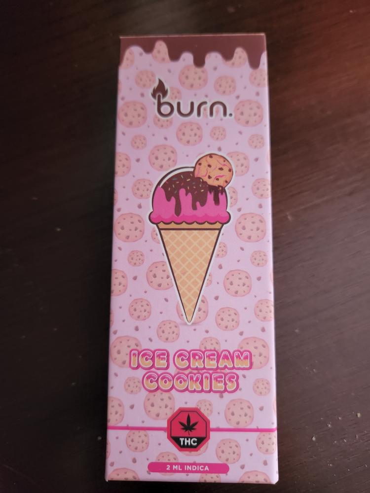 Burn 2mL Disposable Vapes – Ice Cream Cookies THC Distillate - Customer Photo From Michael Mills