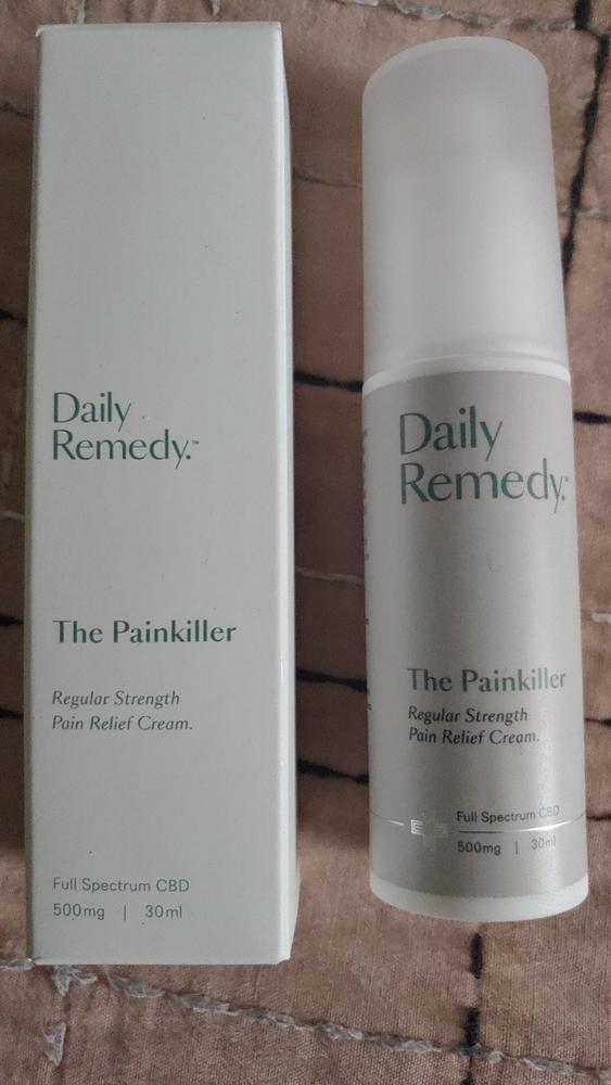 Daily Remedy - 500mg The Pain Killer Regular Strength Pain Relief CBD Cream - Customer Photo From Joe Rac