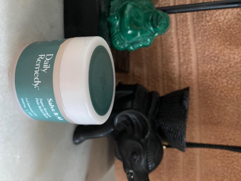 Daily Remedy - 1000mg Salve It All Super Strength CBD Relief Balm - Customer Photo From Larry Beierbach