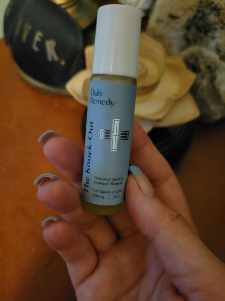 Daily Remedy - 200mg The Knock Out CBD Relief Roller - Customer Photo From Jessica Filion