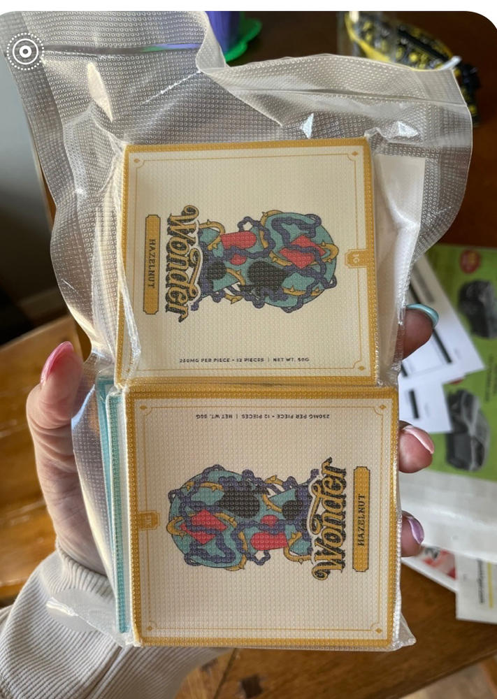 Wonder Mushroom Infused Edibles – Cookies ‘N Creme Chocolate 3000mg - Customer Photo From Stevie Thornton