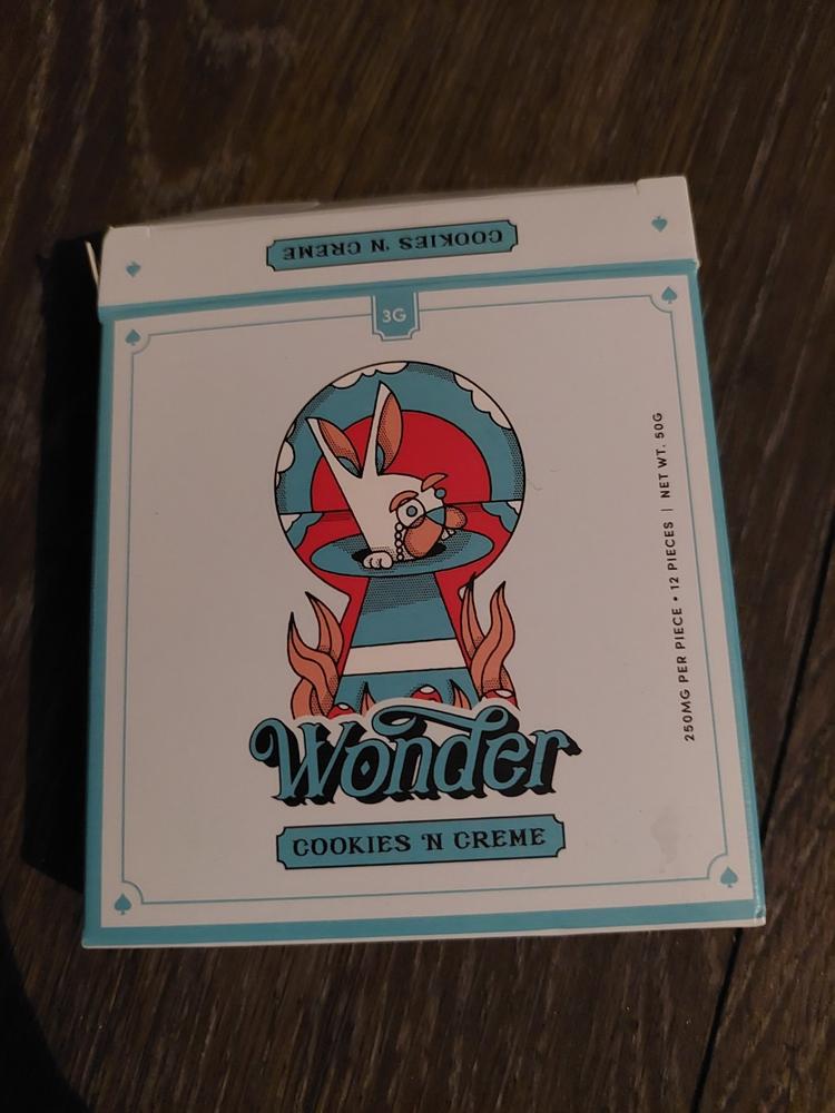 Wonder Mushroom Infused Edibles – Cookies ‘N Creme Chocolate 3000mg - Customer Photo From Pierre-Antoine Choquette