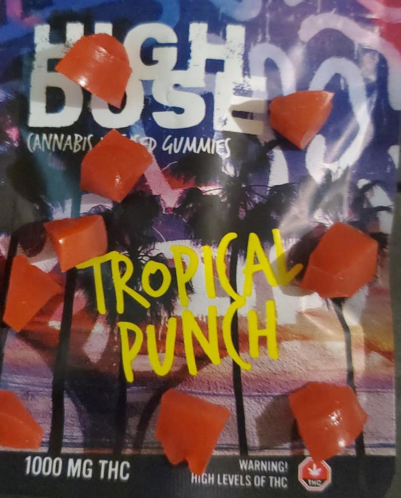 High Dose 1000mg THC Gummy - Tropical Punch - Customer Photo From Brock St. Louis