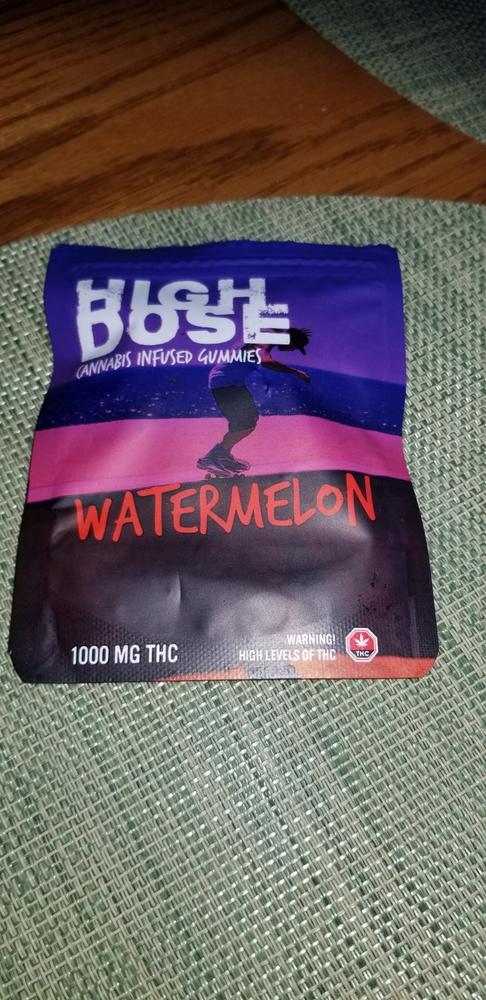 High Dose 1000mg THC Gummy - Strawberry - Customer Photo From Wendy Matheson