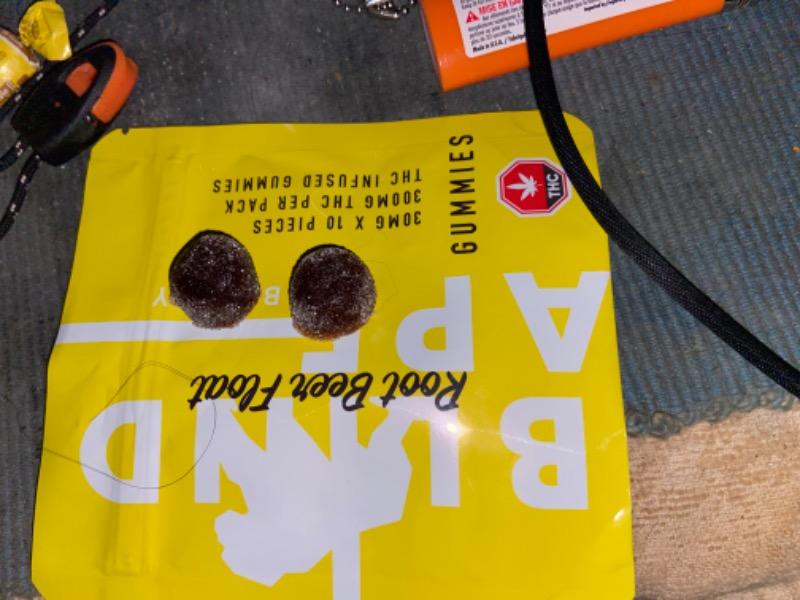 Blind Ape - Root Beer Float 300mg THC Gummies - Customer Photo From Chet Brown