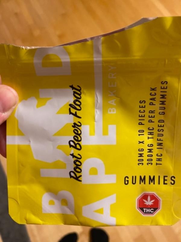 Blind Ape - Root Beer Float 300mg THC Gummies - Customer Photo From Danielle Lucas
